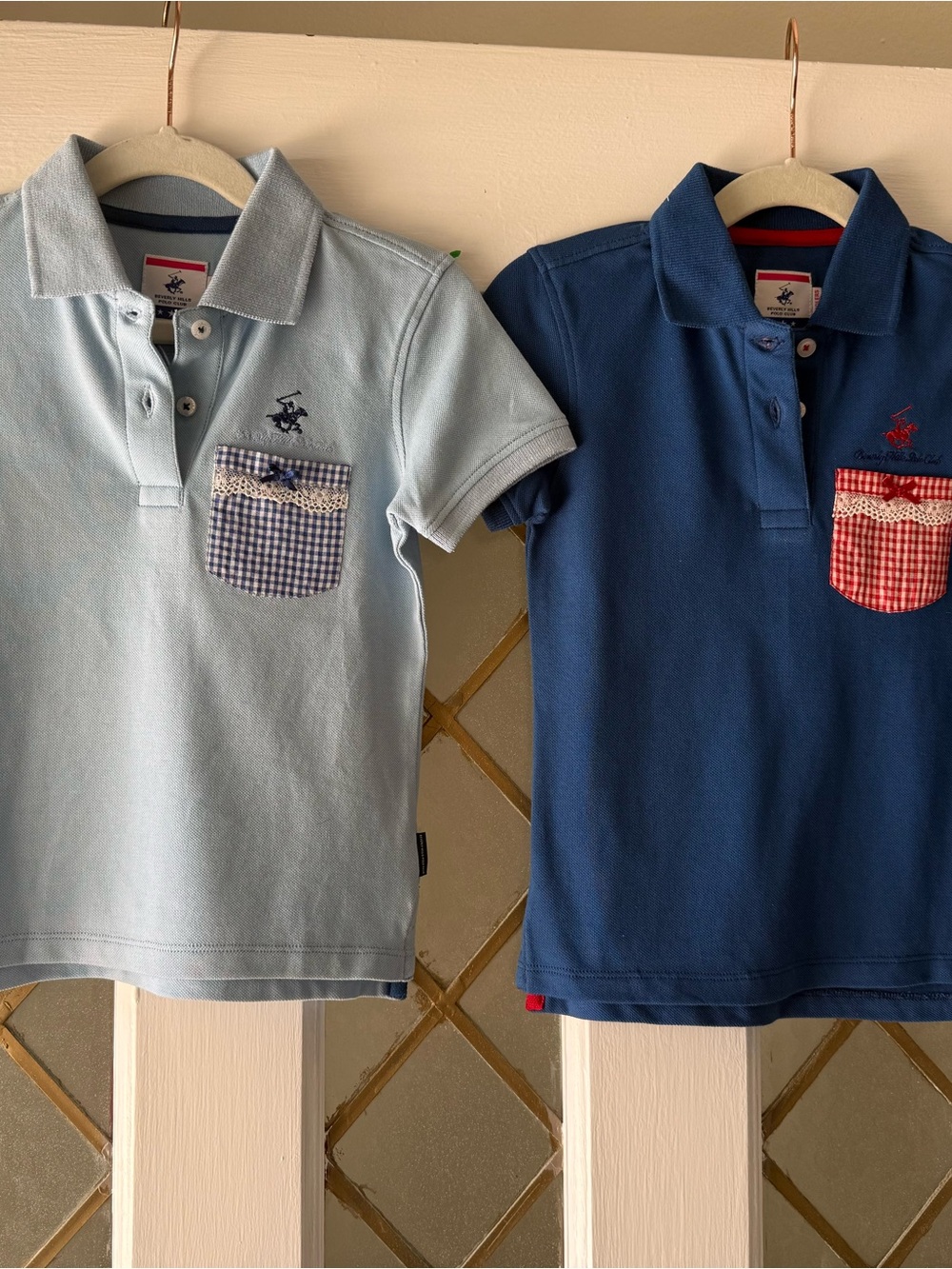 Beverly Hills Polo Club Kids' Polo Set - Light Blue & Navy